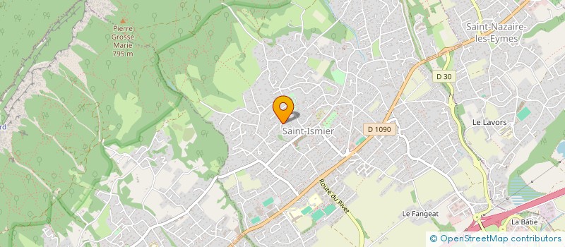 localisation de l'entreprise SCI BELLEDONNE à SAINT-ISMIER