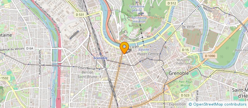 localisation de l'entreprise SCI BELLEDONNE  GRENOBLE