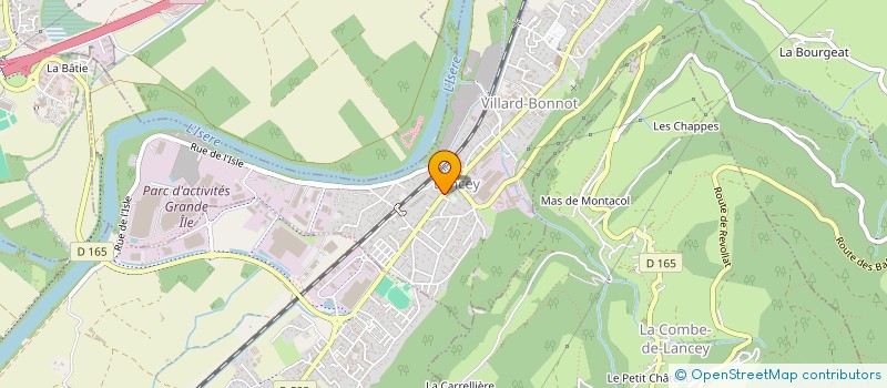 localisation de l'entreprise SCI BELLEDONNE CHARTREUSE  VILLARD-BONNOT