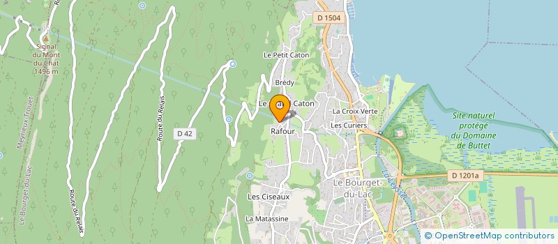 localisation de l'entreprise SCI BELLEDONNE ET NIVOLET  LE BOURGET-DU-LAC