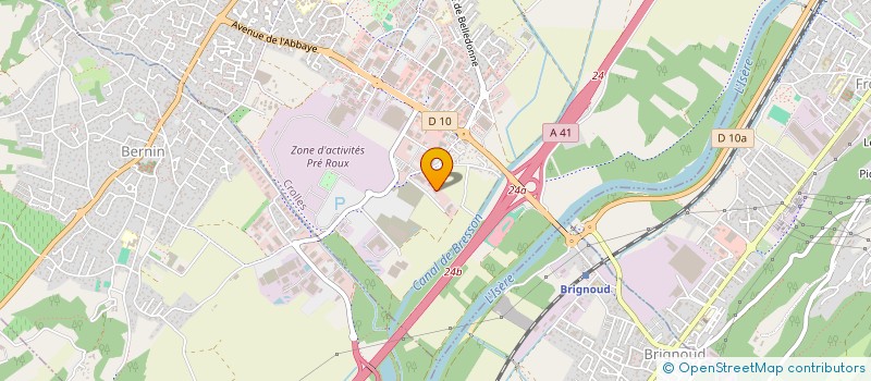 localisation de l'entreprise SCI BELLEDONNE INVEST  CROLLES