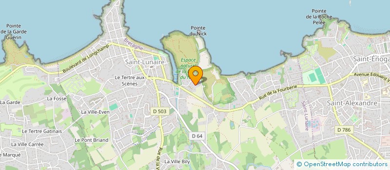 localisation de l'entreprise SCI BELLEFARD  SAINT-LUNAIRE