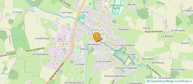 localisation de l'entreprise SCI BELLEFONT  CHATILLON-SUR-CHALARONNE