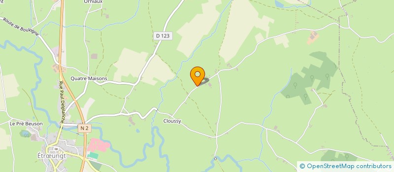 localisation de l'entreprise SCI BELLEFONTAINE  ETRUNGT