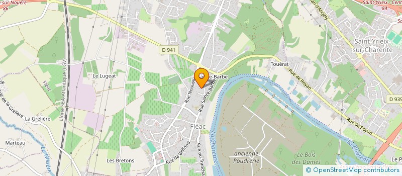 localisation de l'entreprise SCI BELLEGARDE à FLEAC