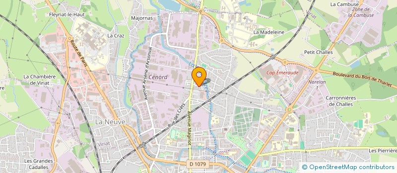 localisation de l'entreprise SCI BELLEGARDE  BOURG-EN-BRESSE