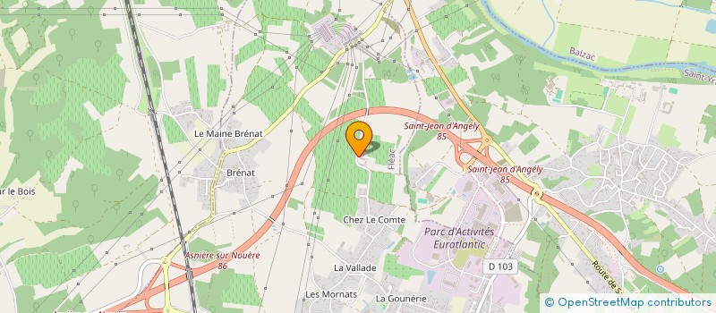 localisation de l'entreprise SCI BELLEJOIE à FLEAC