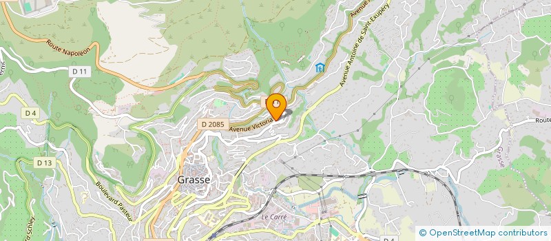localisation de l'entreprise SCI BELLEMAIN  GRASSE
