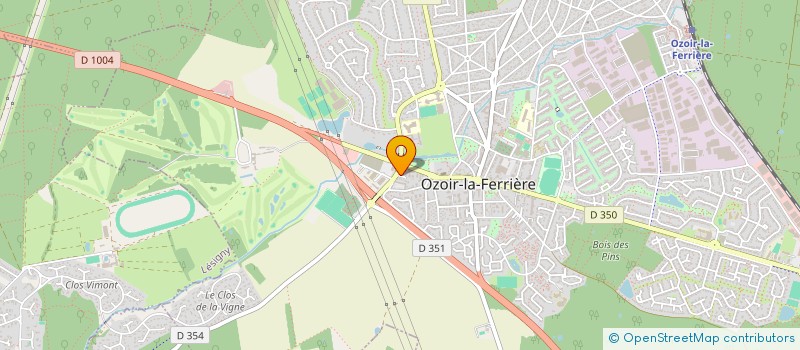 localisation de l'entreprise SCI BELLEMAISON  OZOIR-LA-FERRIERE