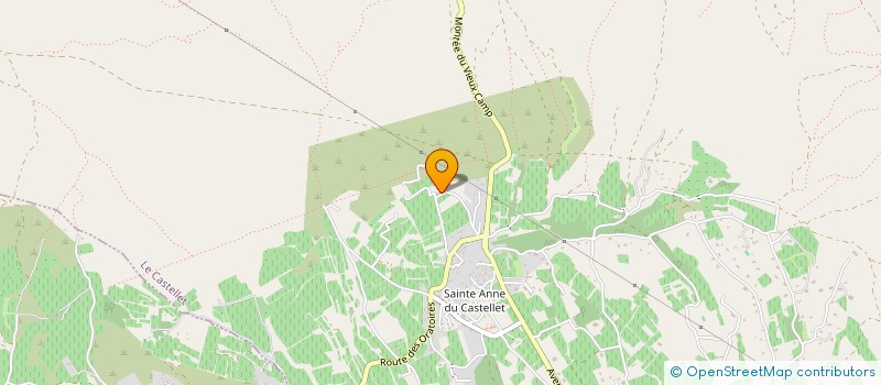 localisation de l'entreprise SCI BELLEMARY  LE CASTELLET