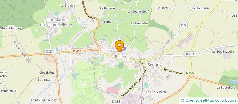 localisation de l'entreprise SCI BELLEME INC à BELLEME