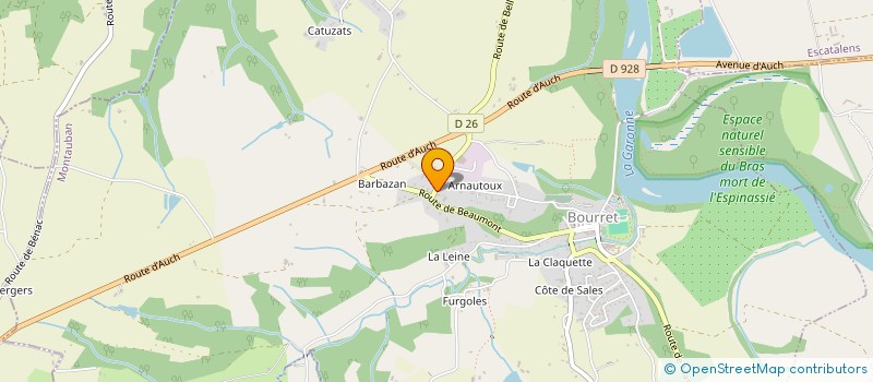 localisation de l'entreprise SCI BELLEPERCHE  MAULEON-BAROUSSE