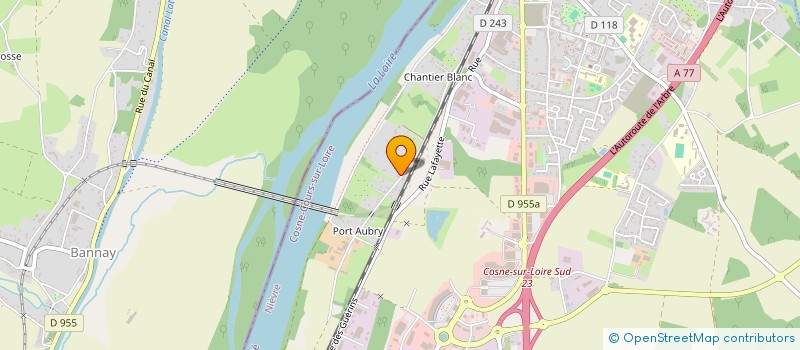 localisation de l'entreprise SCI BELLEPIERRE à COSNE-COURS-SUR-LOIRE