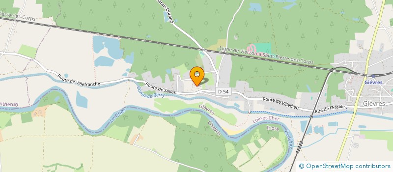 localisation de l'entreprise SCI BELLERIVE  BILLY