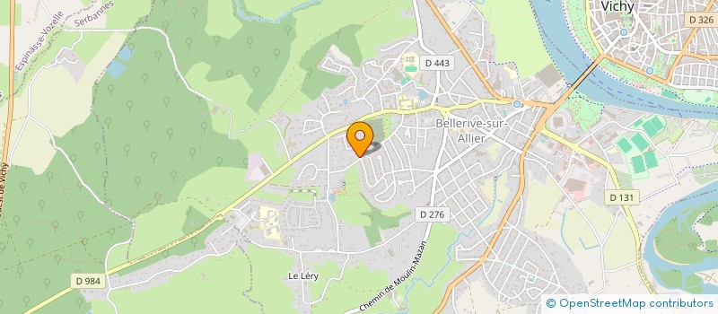 localisation de l'entreprise SCI BELLERIVE FAMILLE  BELLERIVE-SUR-ALLIER