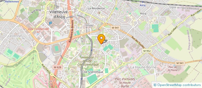 localisation de l'entreprise SCI BELLEROSE à VILLENEUVE-D'ASCQ
