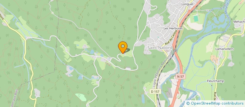 localisation de l'entreprise SCI BELLEROUVEROYE  SAINT-NABORD