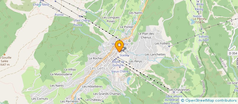 localisation de l'entreprise SCI BELLERY  LES GETS