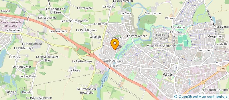localisation de l'entreprise SCI BELLES EPINES  PACE