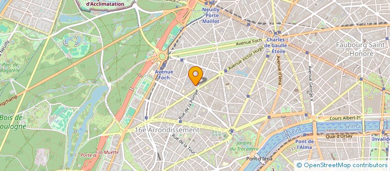 localisation de l'entreprise SCI BELLES FEUILLES - ASAA  PARIS