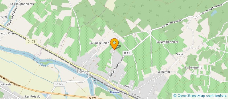 localisation de l'entreprise SCI BELLES RIVES  THESEE