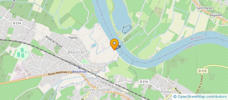 localisation de l'entreprise SCI BELLES RIVES  BEAUTIRAN