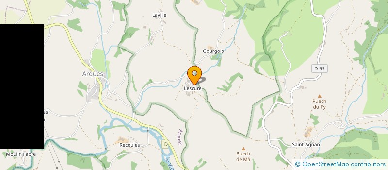 localisation de l'entreprise SCI BELLESCURE  SEGUR