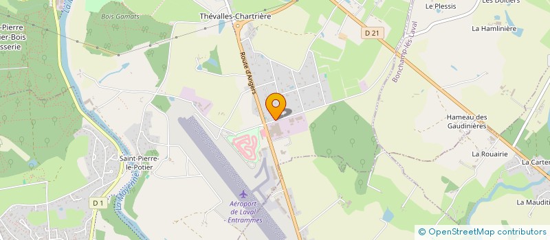 localisation de l'entreprise SCI BELLESSORT à LAVAL