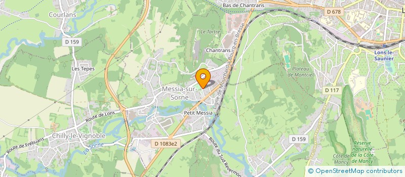 localisation de l'entreprise SCI BELLET-BOURDARD  MESSIA-SUR-SORNE