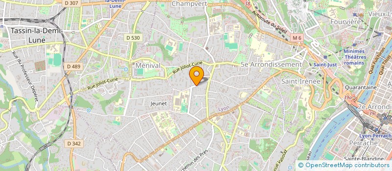 localisation de l'entreprise SCI BELLEVIE  LYON