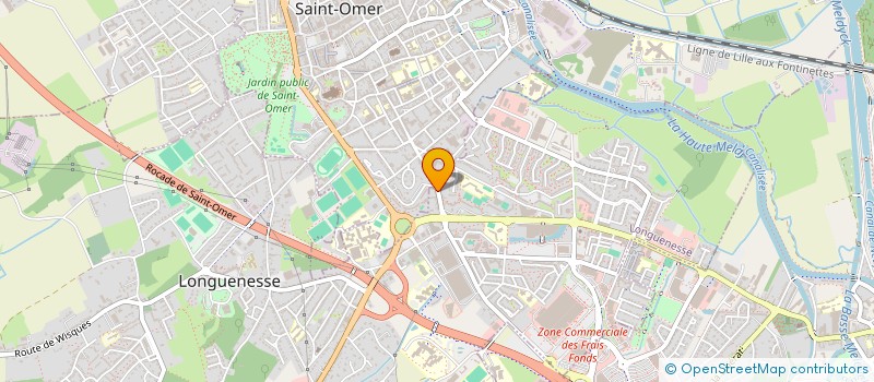 localisation de l'entreprise SCI BELLEVILLE  LONGUENESSE