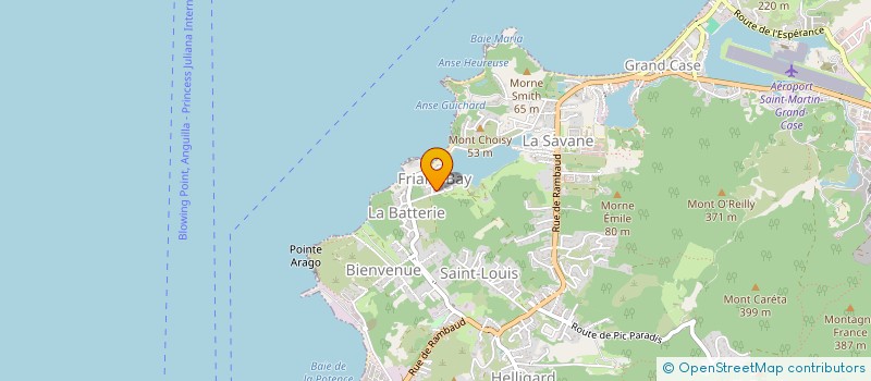 localisation de l'entreprise SCI BELLEVUE 3  SAINT MARTIN