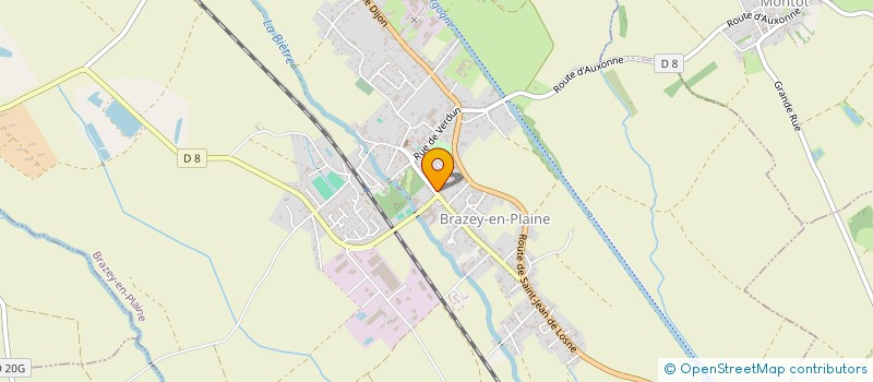 localisation de l'entreprise SCI BELLEVUE  BRAZEY-EN-PLAINE