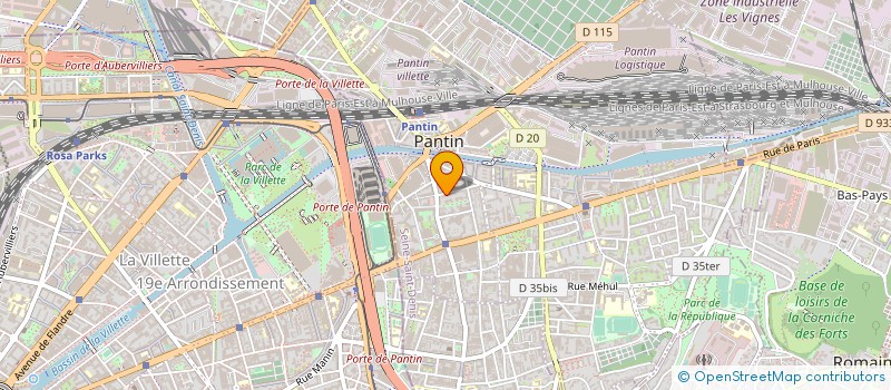 localisation de l'entreprise SCI BELLEVUE  MARBOIS