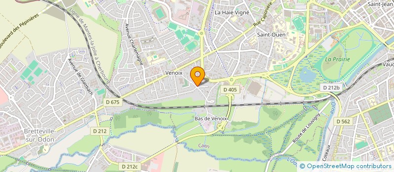 localisation de l'entreprise SCI BELLEVUE à CAEN