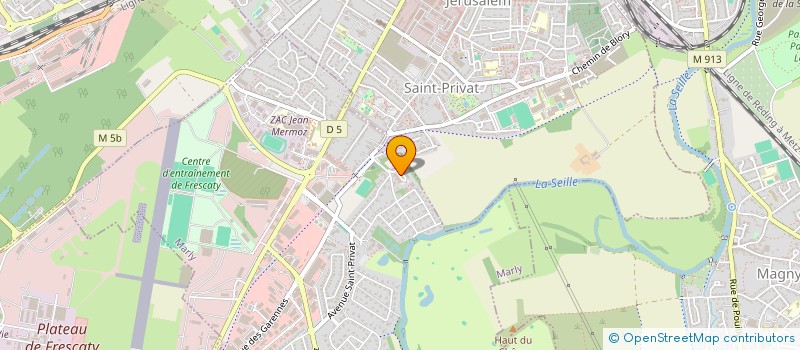 localisation de l'entreprise SCI BELLEVUE  MARLY