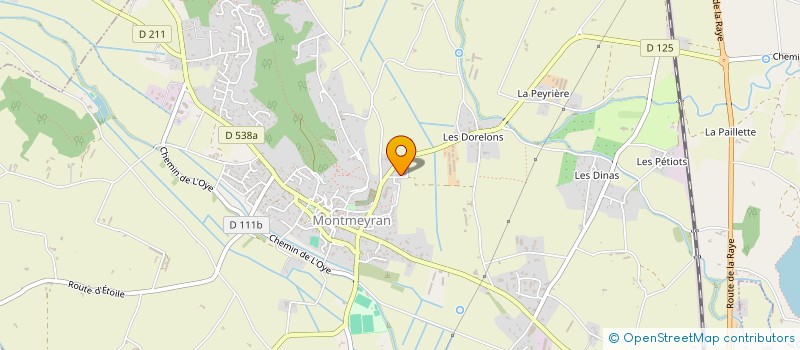 localisation de l'entreprise SCI BELLEVUE  MONTMEYRAN