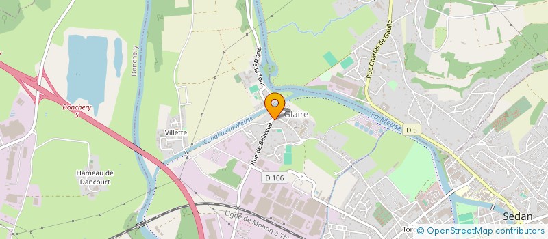 localisation de l'entreprise SCI BELLEVUE  GLAIRE