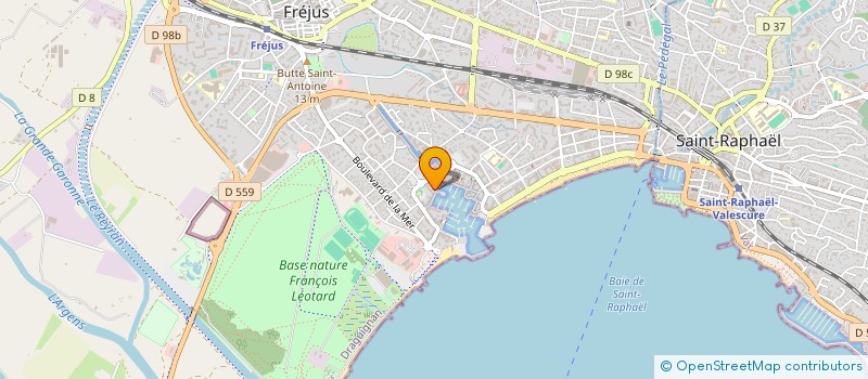 localisation de l'entreprise SCI BELLEVUE à FREJUS