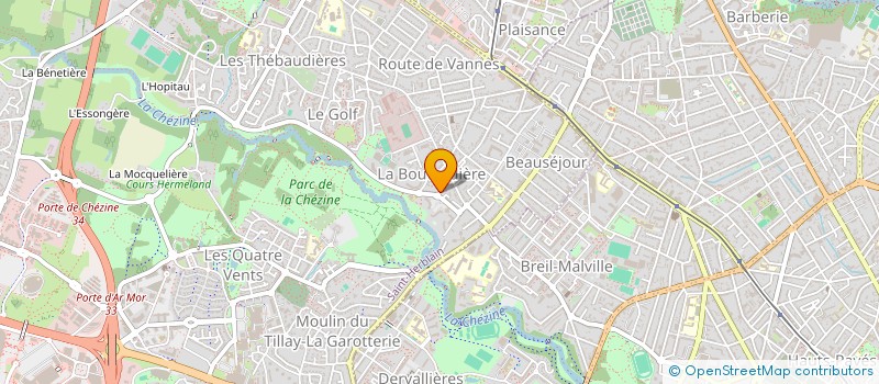 localisation de l'entreprise SCI BELLEVUE  SAINT-HERBLAIN