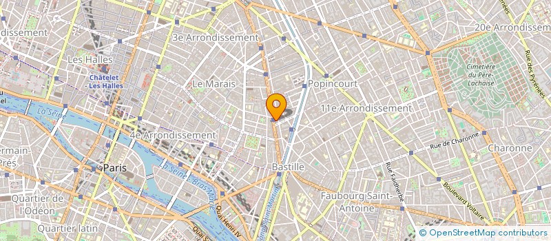 localisation de l'entreprise SCI BELLEVUE  PARIS