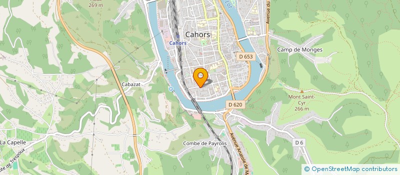 localisation de l'entreprise SCI BELLEVUE  CAHORS