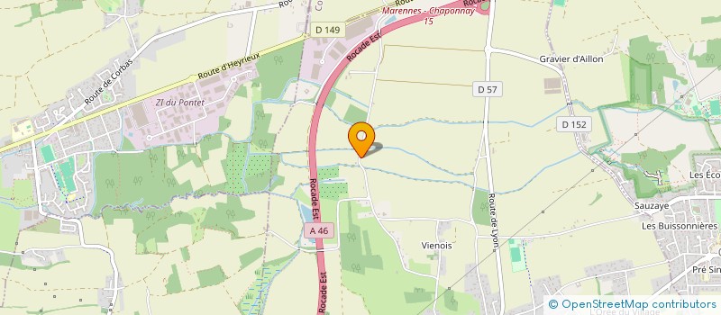 localisation de l'entreprise SCI BELLEVUE  MARENNES