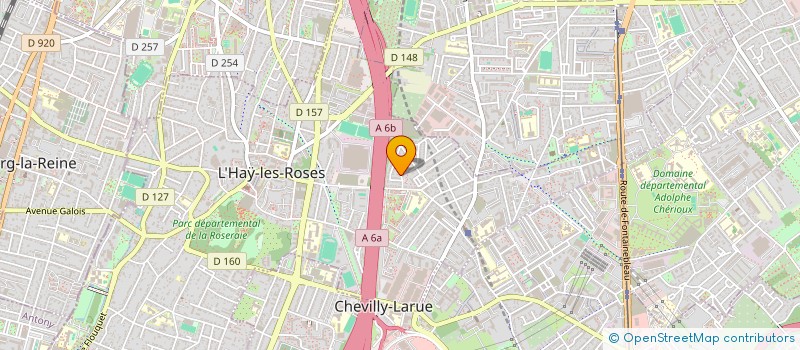 localisation de l'entreprise SCI BELLEVUE  L'HAY-LES-ROSES