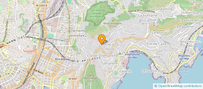 localisation de l'entreprise SCI BELLEVUE à NICE