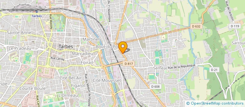 localisation de l'entreprise SCI BELLEVUE  SEMEAC