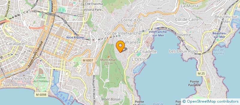localisation de l'entreprise SCI BELLEVUE à SAINT-JEAN-CAP-FERRAT