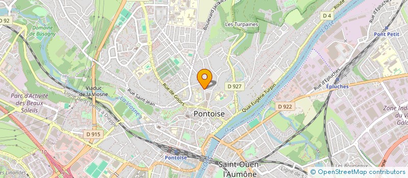 localisation de l'entreprise SCI BELLEVUE  PONTOISE