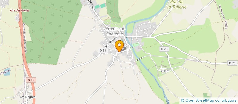 localisation de l'entreprise SCI BELLEVUE à VERTEUIL-SUR-CHARENTE