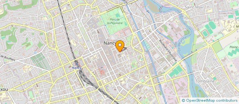 localisation de l'entreprise SCI BELLEVUE  NANCY